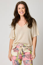 Short Sleeve Sweater - Jacqueline B Clothing