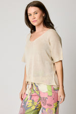 Short Sleeve Sweater - Jacqueline B Clothing
