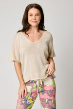 Short Sleeve Sweater - Jacqueline B Clothing