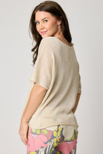 Short Sleeve Sweater - Jacqueline B Clothing