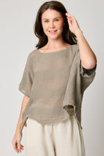 Gauze Stripped Tee (4 Colors)