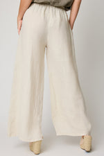 Crop Button Linen Pant (3 Colors) - Jacqueline B Clothing
