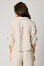 V-neck One Pocket Roll Up Sleeve (7 Colors)