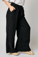 Raw Edge Pocket Linen Pant (6 Colors) - Jacqueline B Clothing
