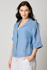 Short Sleeve Smock Jacket (4 Colors)