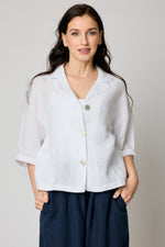 Short Sleeve Smock Jacket (4 Colors)