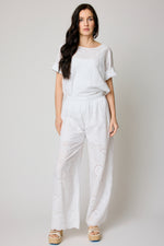 Eyelet Pant