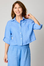 One Pocket Crop Blouse (5 Colors)