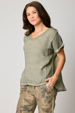 Everyday Linen Tee (11 Colors) - Jacqueline B Clothing