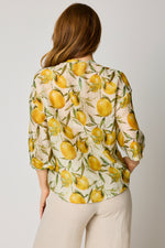 Lemon Cotton Silk Voile Top (2 Colors)
