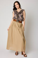 Cotton Voile Slim Skirt (3 Colors)