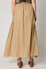 Cotton Voile Slim Skirt (3 Colors)