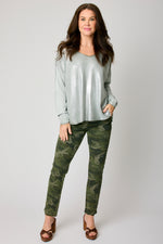 Shiny Stitch Sweater (6 Colors) - Jacqueline B Clothing