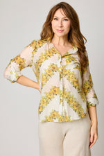 Lattice Floral Blouse (2 Colors)