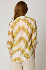 Lattice Floral Blouse (2 Colors)