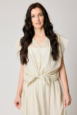 Short Sleeve Voile Blouse (4 Colors)