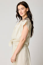 Short Sleeve Voile Blouse (4 Colors)