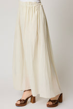 Cotton Voile Slim Skirt (3 Colors)