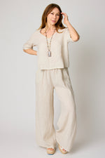 V-neck Crop Tee (6 Colors)