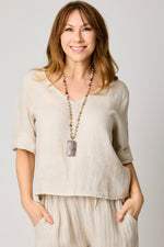 V-neck Crop Tee (6 Colors)