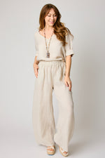 Linen Pinstripe Pant (4 Colors)