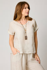 Everyday Linen Tee (11 Colors) - Jacqueline B Clothing