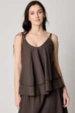 Double Layer Cotton Voile Tank (4 Colors) - Jacqueline B Clothing
