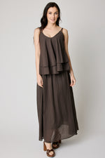 Double Layer Cotton Voile Tank (4 Colors) - Jacqueline B Clothing