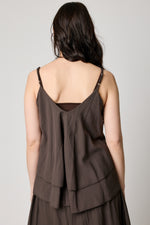 Double Layer Cotton Voile Tank (4 Colors) - Jacqueline B Clothing