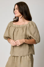 Bubble Sleeve Blouse (5 Colors) - Jacqueline B Clothing