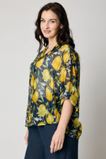 Lemon Cotton Silk Voile Top (2 Colors)