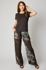 Linen Fitted Knit Tee (4 Colors)