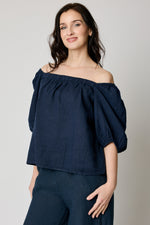 Bubble Sleeve Blouse (5 Colors) - Jacqueline B Clothing