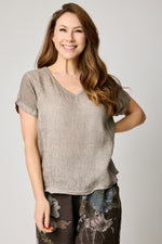 Everyday Linen Tee (11 Colors) - Jacqueline B Clothing