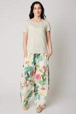 Linen Fitted Knit Tee (4 Colors)