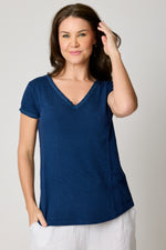 Knit Ruffle Trim Tee (6 Colors) - Jacqueline B Clothing