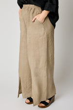 Slit Front Linen Pant (3 Colors)