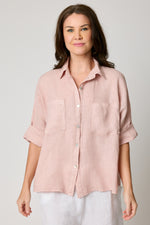Relaxed Button Up Linen Shirt (5 Colors)