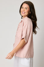 Relaxed Button Up Linen Shirt (5 Colors)