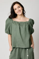 Bubble Sleeve Blouse (5 Colors) - Jacqueline B Clothing