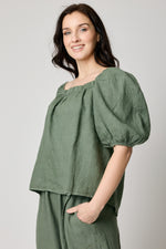 Bubble Sleeve Blouse (5 Colors) - Jacqueline B Clothing