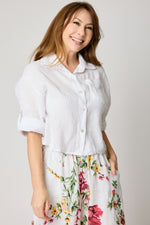 One Pocket Crop Blouse (5 Colors)