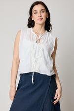 Fine Lace Cotton Shell