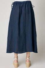 Linen Wrap Skirt (3 Colors)