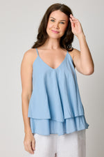 Double Layer Cotton Voile Tank (4 Colors) - Jacqueline B Clothing