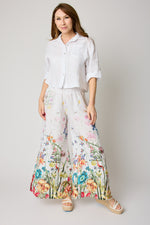 Elastic waist Floral Pant