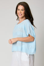 Gauze Stripped Tee (4 Colors)