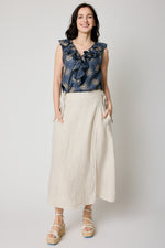 Linen Wrap Skirt (3 Colors)