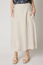Linen Wrap Skirt (3 Colors)