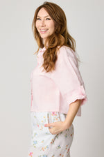 One Pocket Crop Blouse (5 Colors)